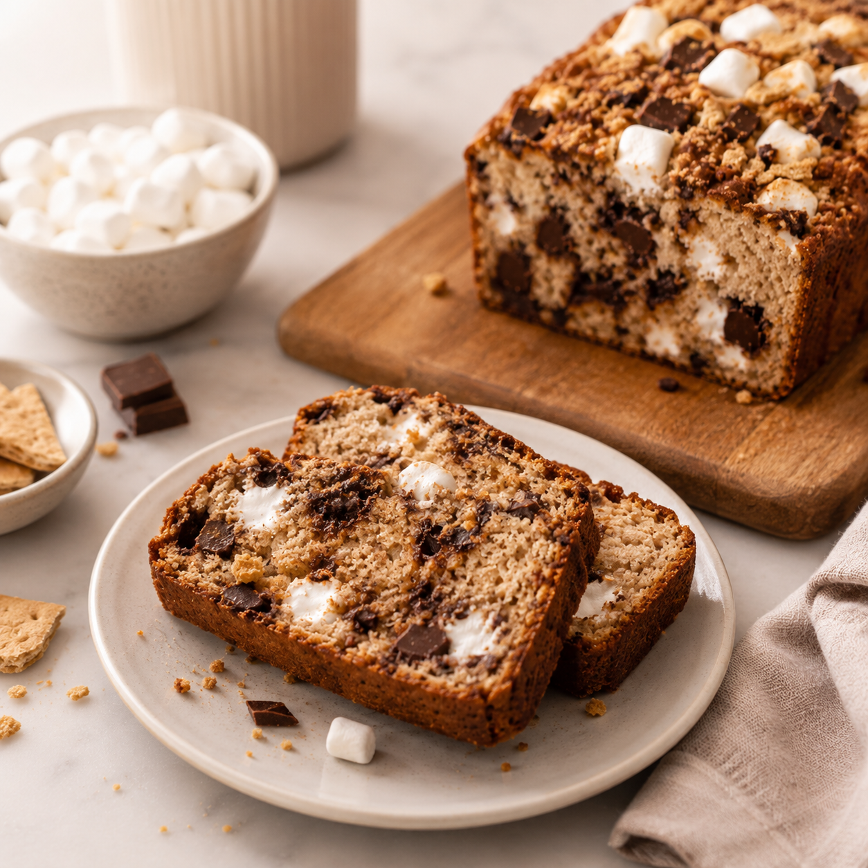 Pain s’mores protéiné
