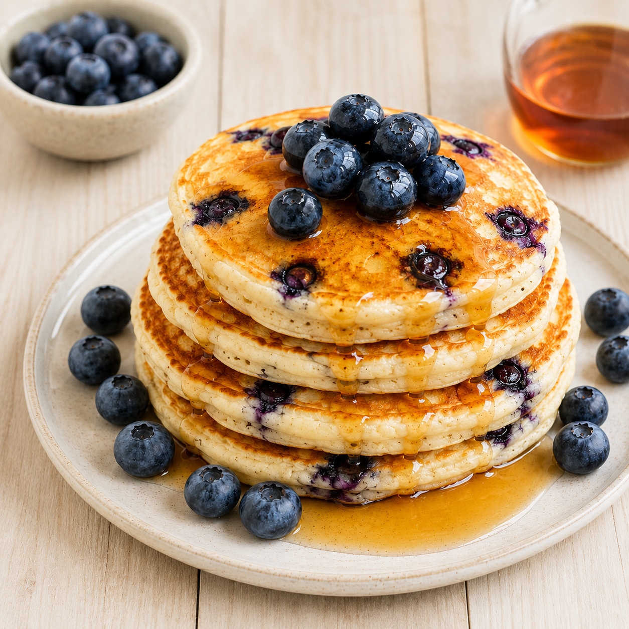 Pancakes aux Bleuets