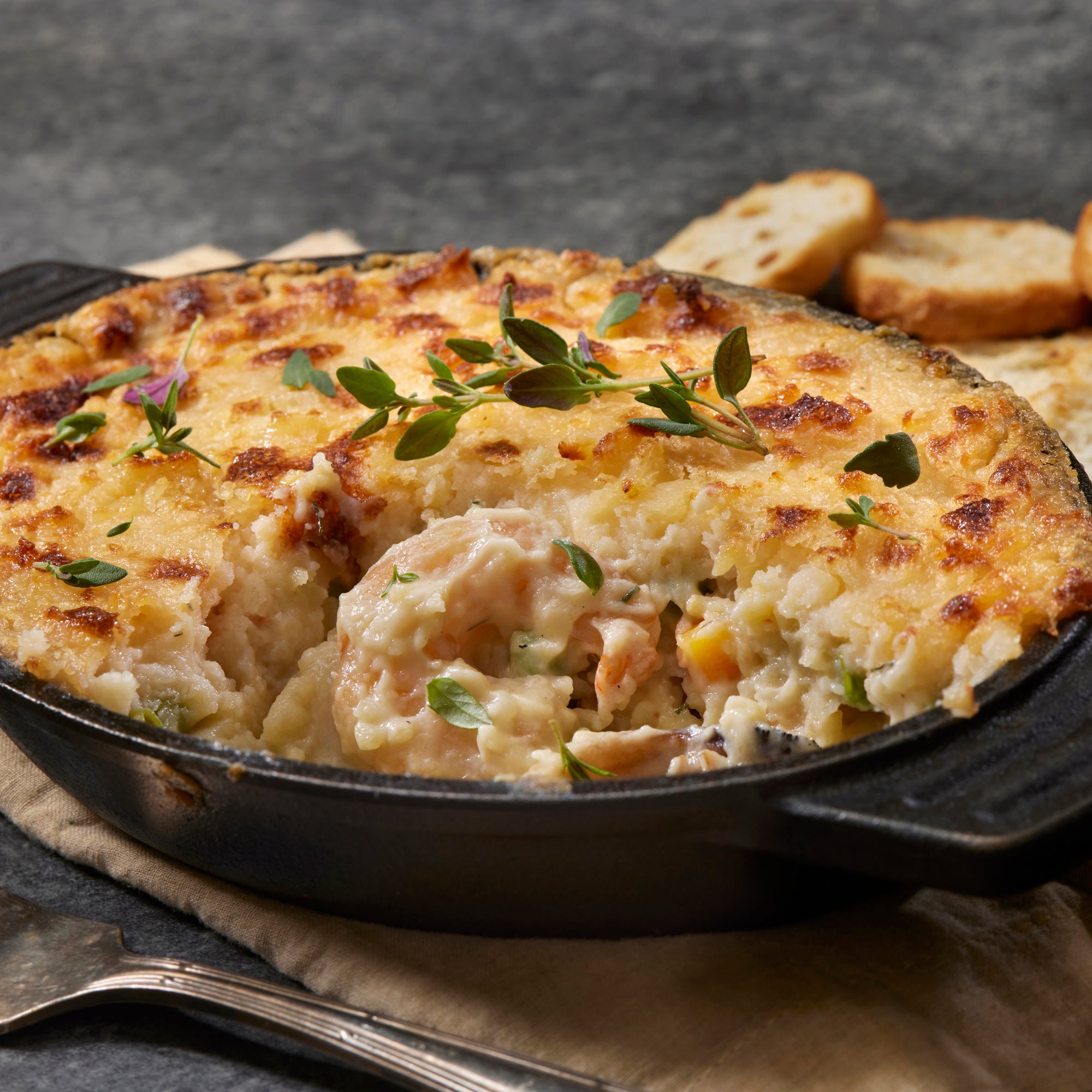 Parmentier de Saumon et Purée de Pommes de Terre au Citron et Aneth