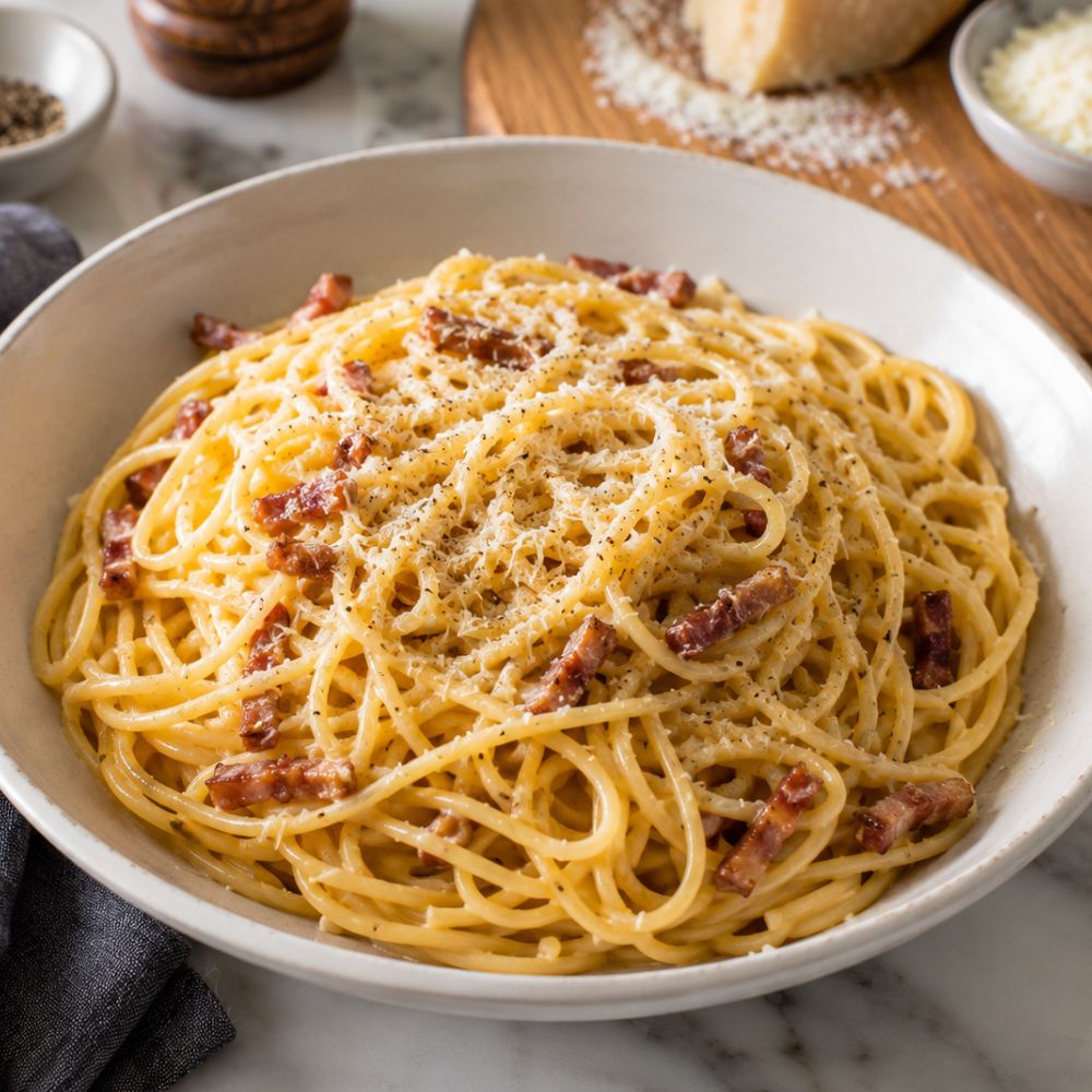 Pâtes carbonara classiques