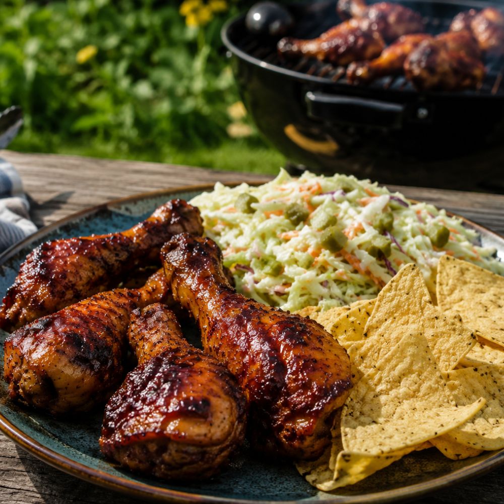 Pilons de poulet tex-mex laqués au miel