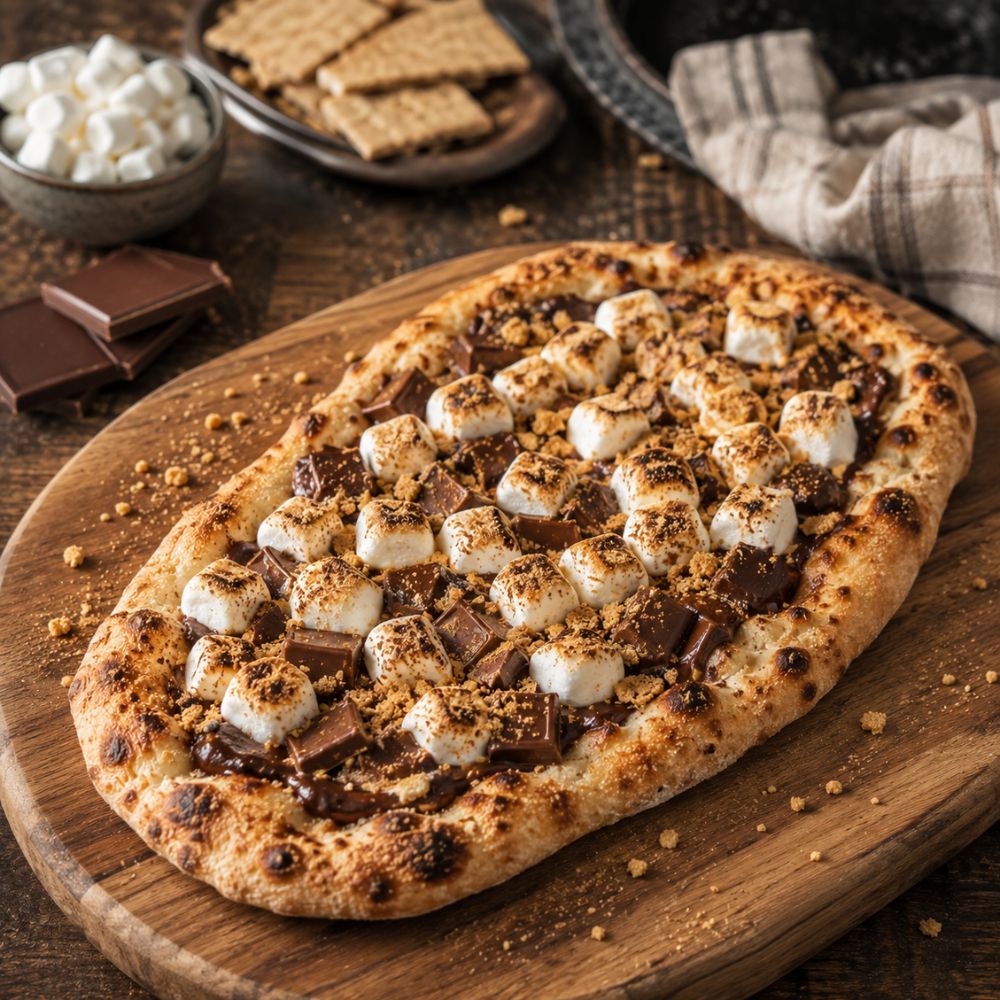 Pizza Dessert façon S’mores