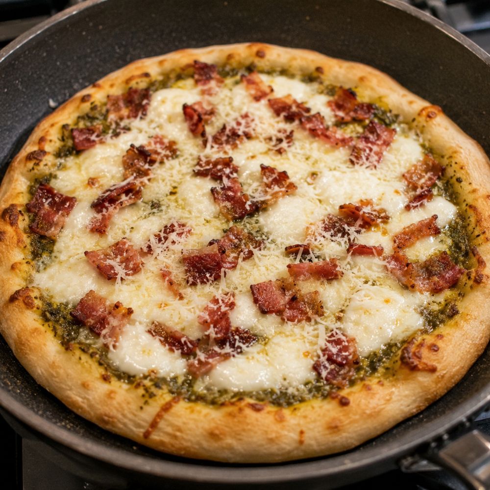 Pizza à la poêle
