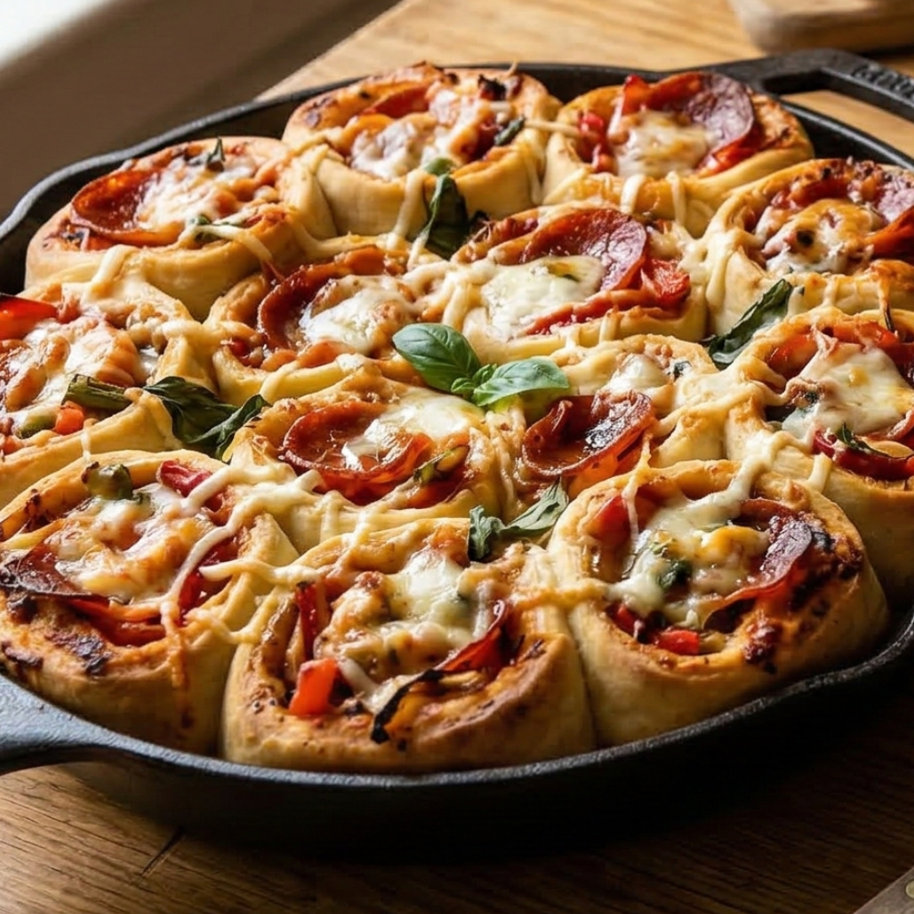 Pizza en rouleau