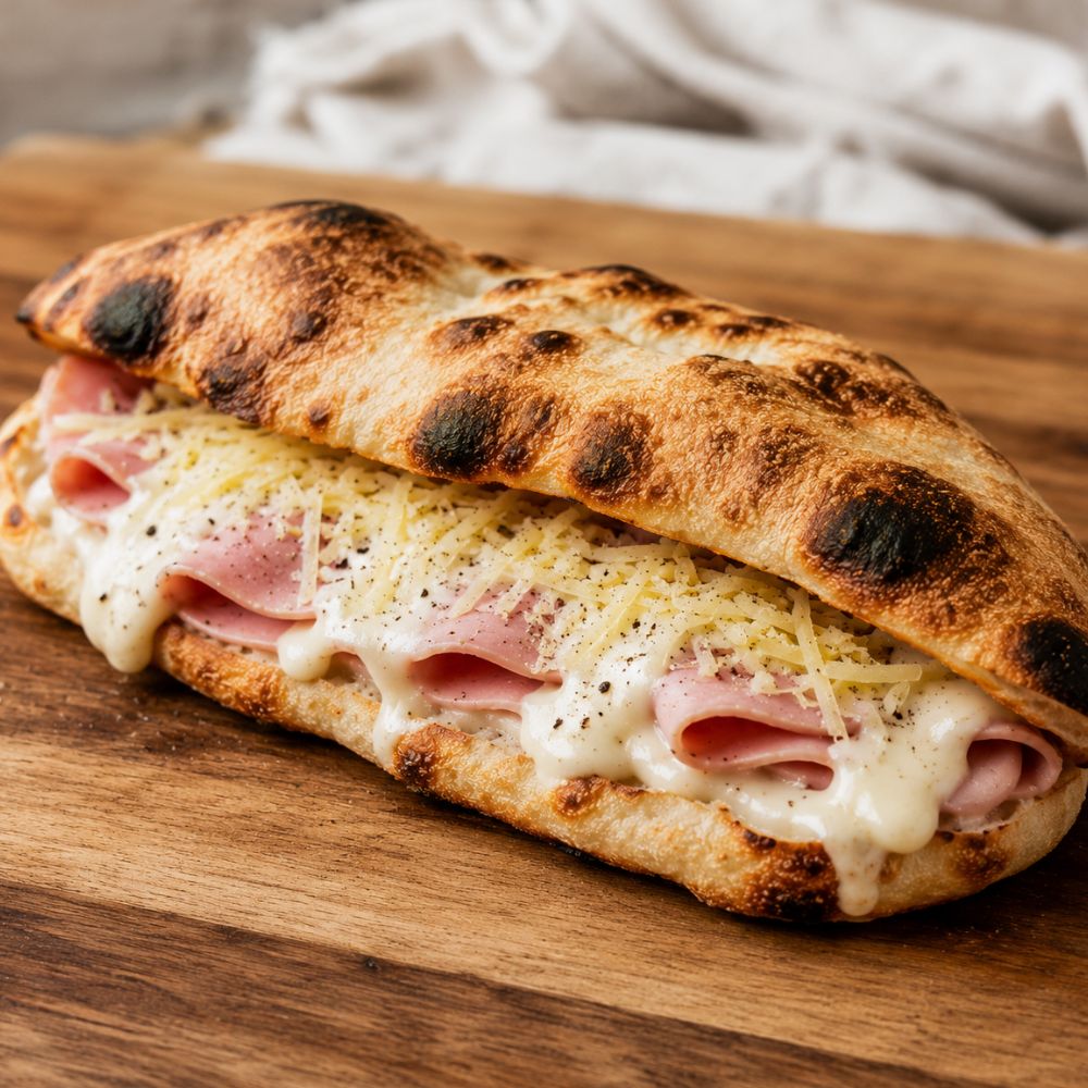 Pizza sandwich façon croque-monsieur