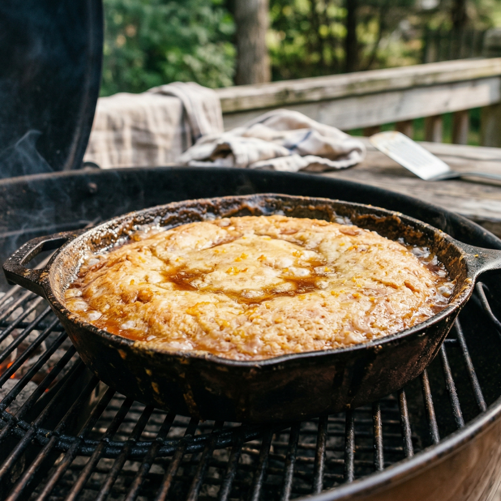 Pouding chômeur au barbecue
