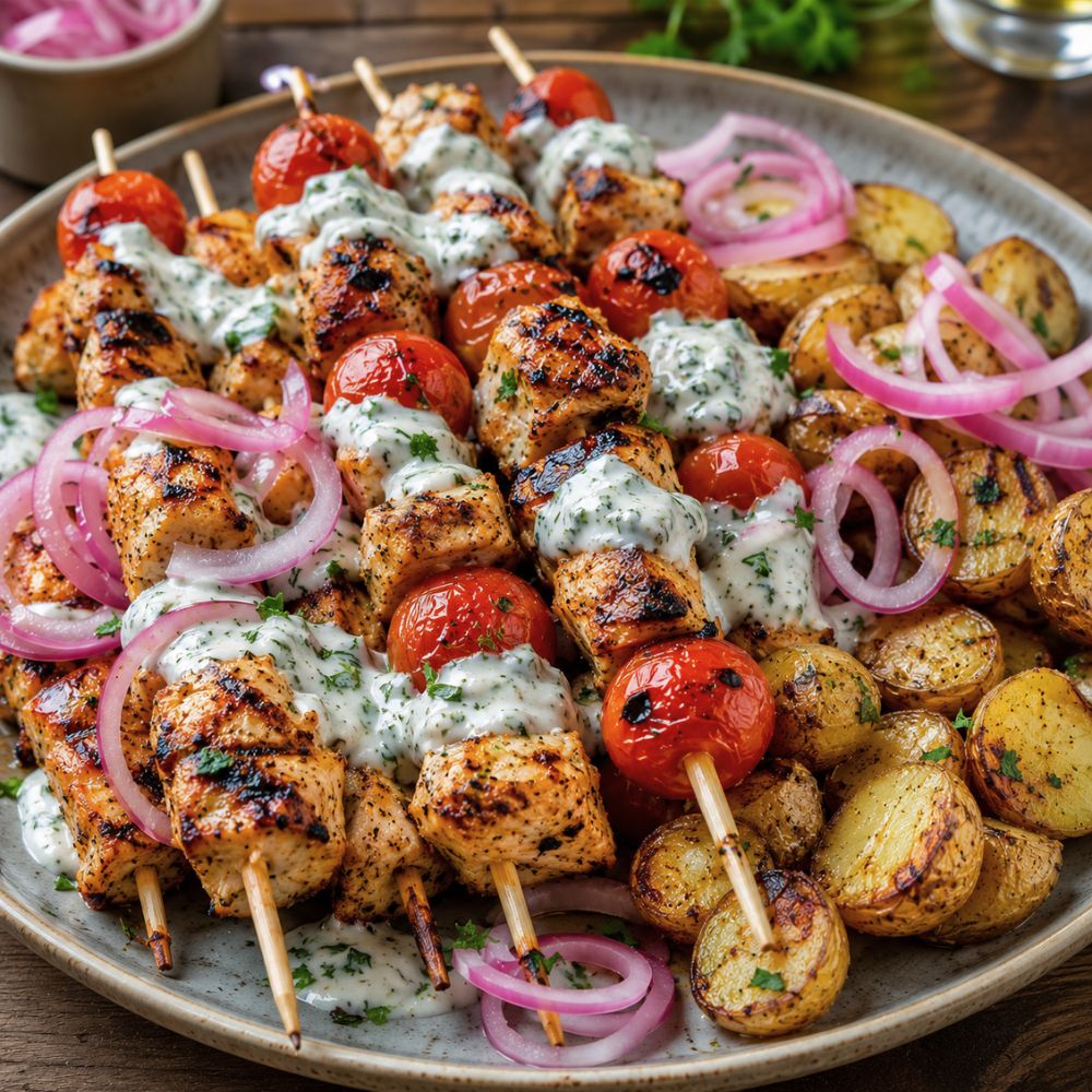 Poulet au bbq et sauce crémeuse