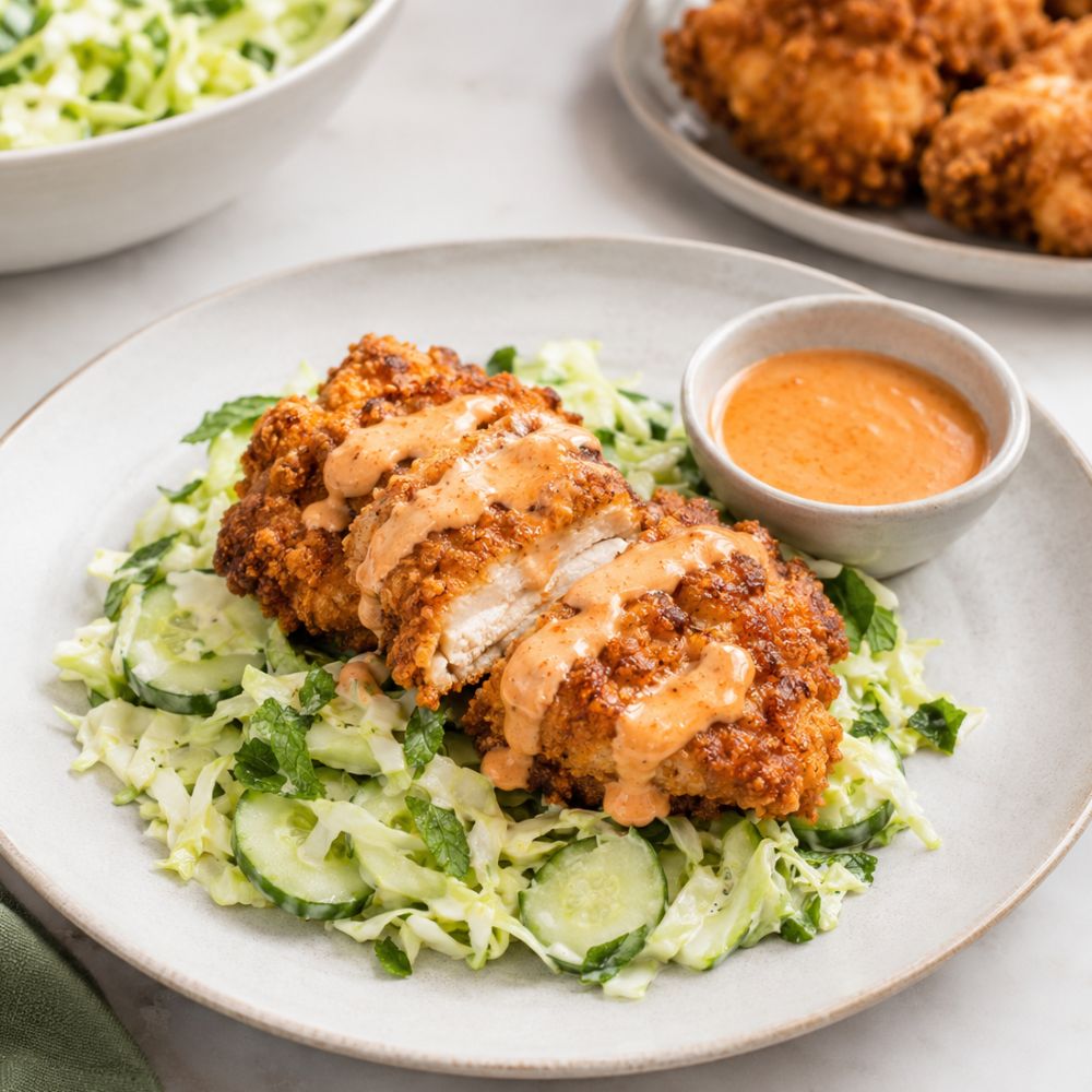Poulet croustillant shish taouk al'fez