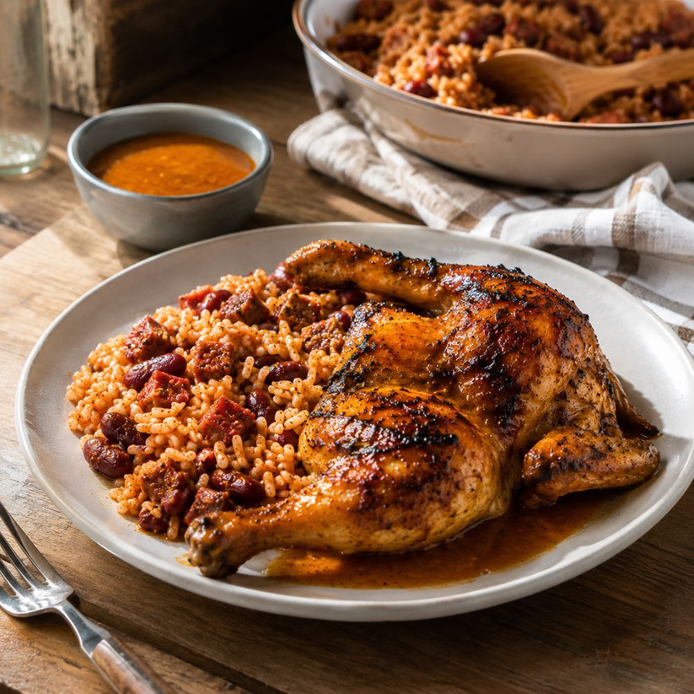 Poulet d’inspiration portugaise : poulet olé olé