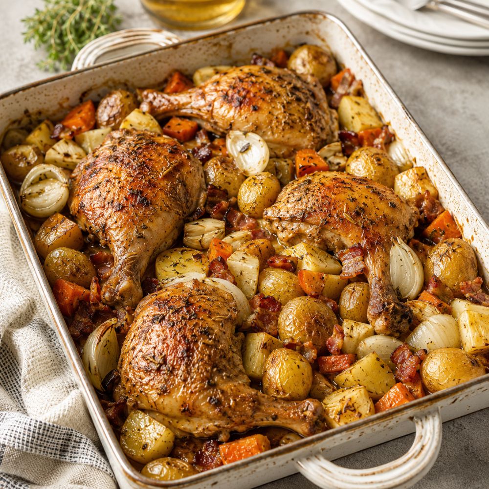 Poulet tout en un