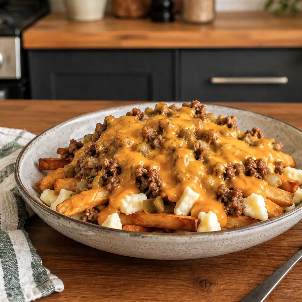 Poutine burger