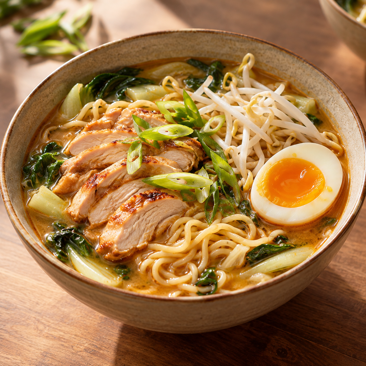 Ramen miso poulet