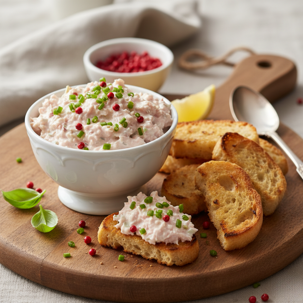 Rillette de truite au poivre rose et croûton gourmand | Jonathan Garnier