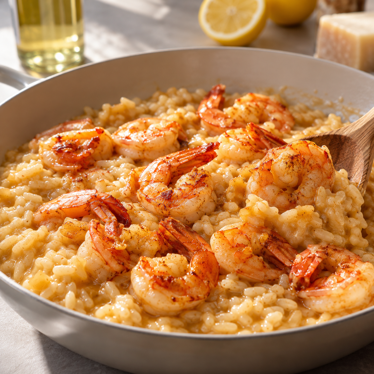 Risotto de crevettes