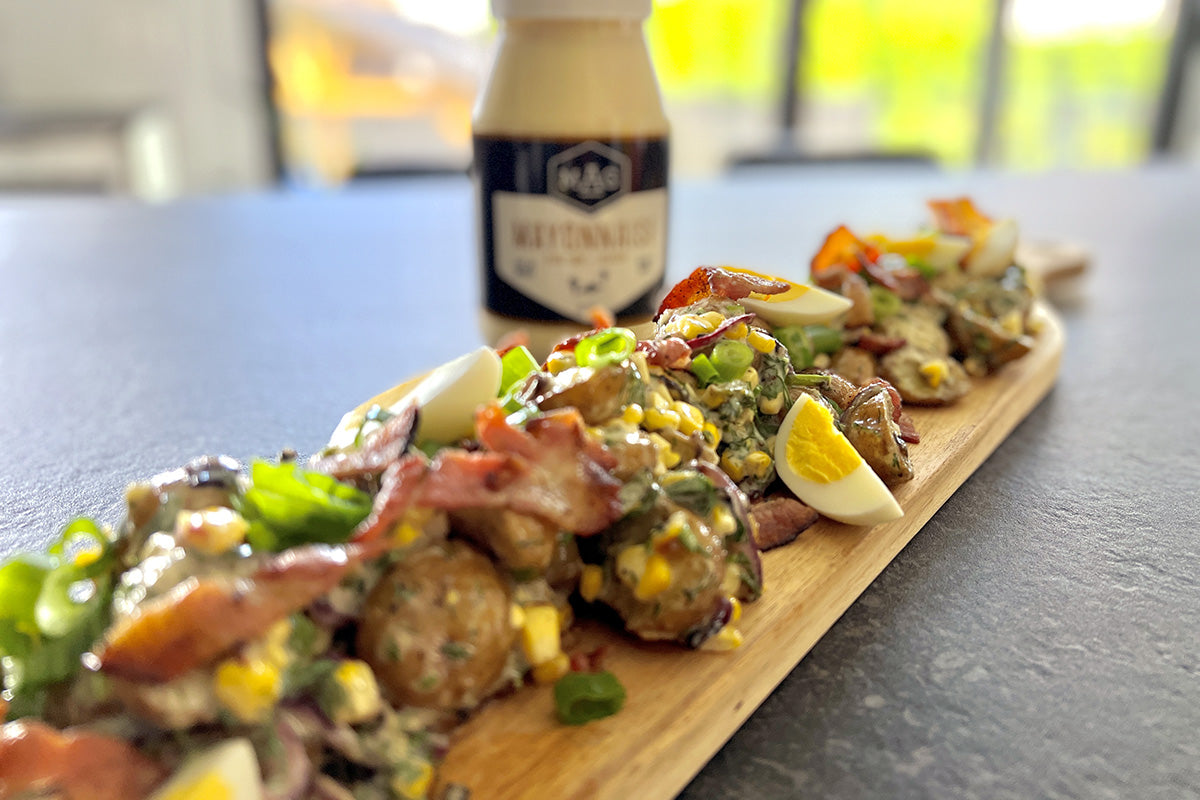 Salade de pommes de terre décadente au BBQ