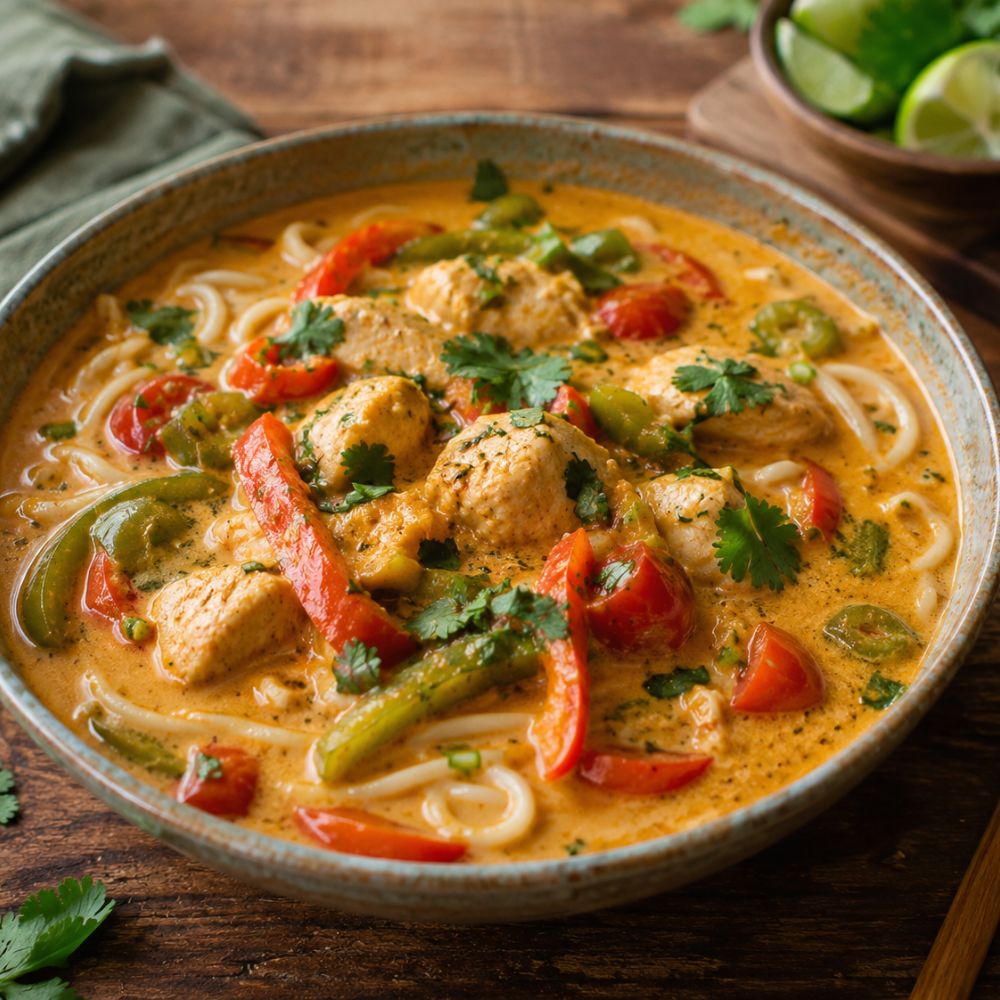 Soupe curry et noix de coco