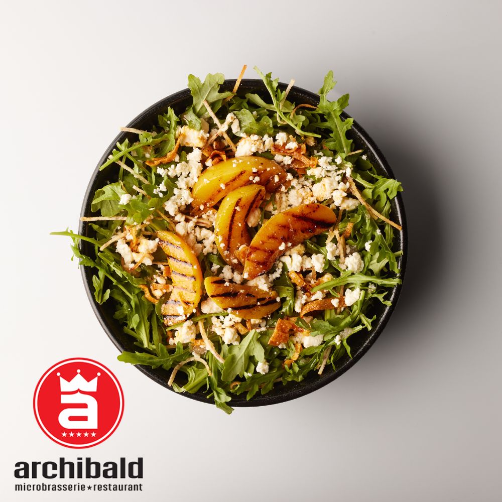 Salade de pêche grillée