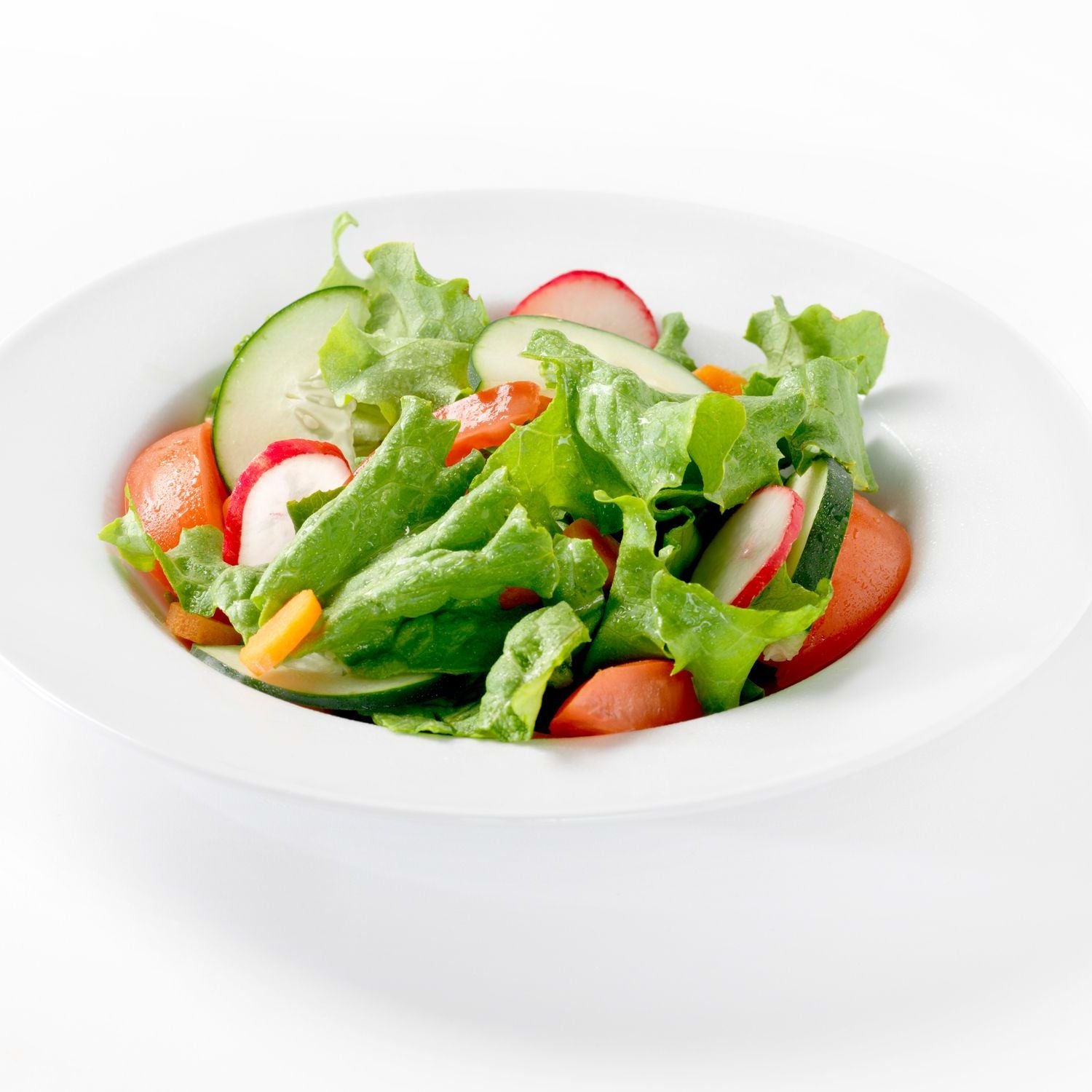 Salade verte croquante à la vinaigrette moutarde et miel