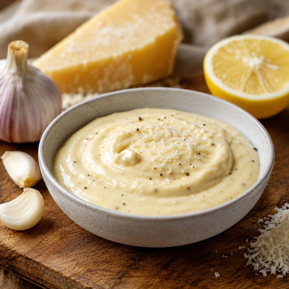 Sauce aïoli au parmesan