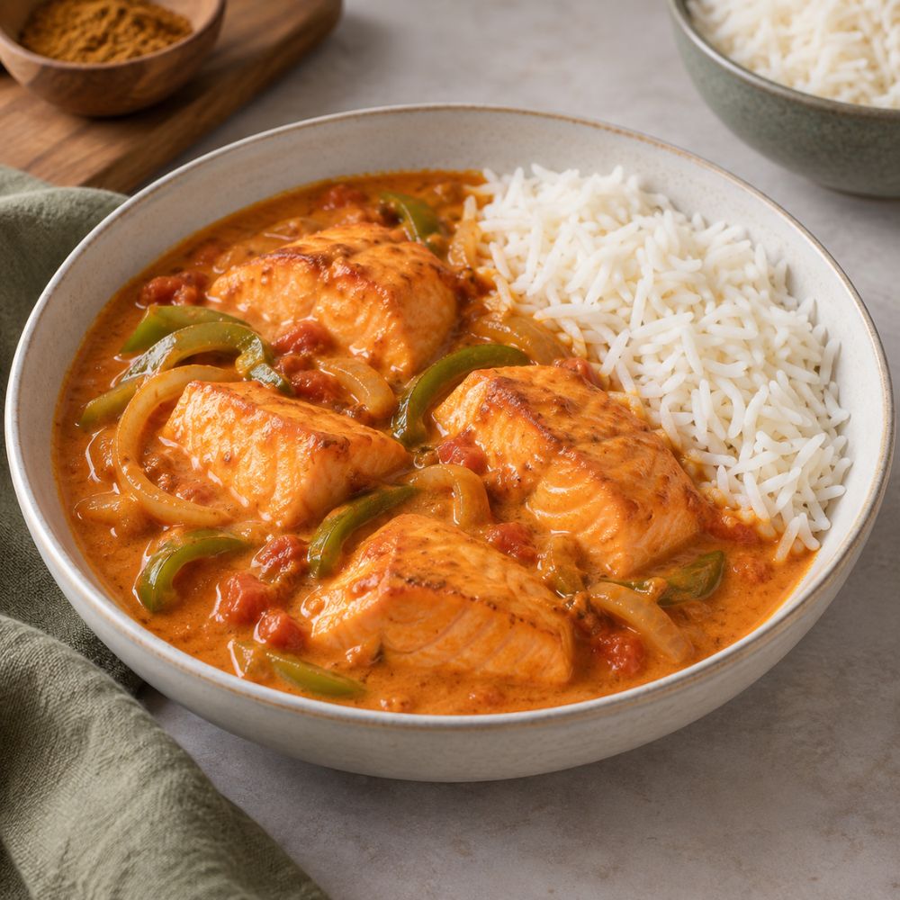 Saumon tikka masala