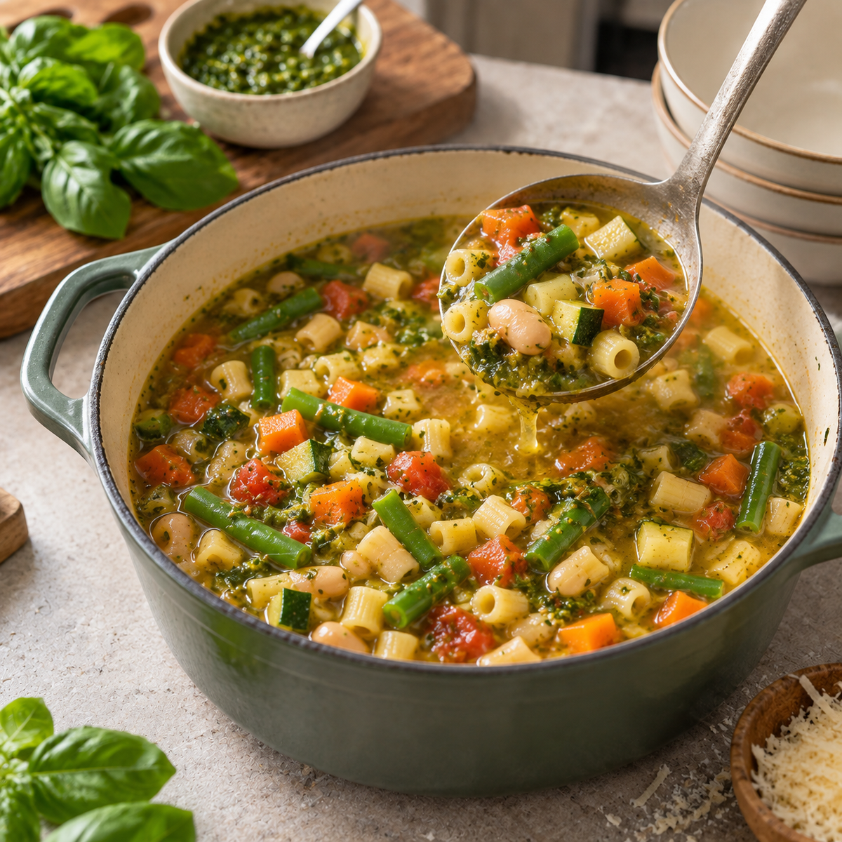 Soupe au pistou express
