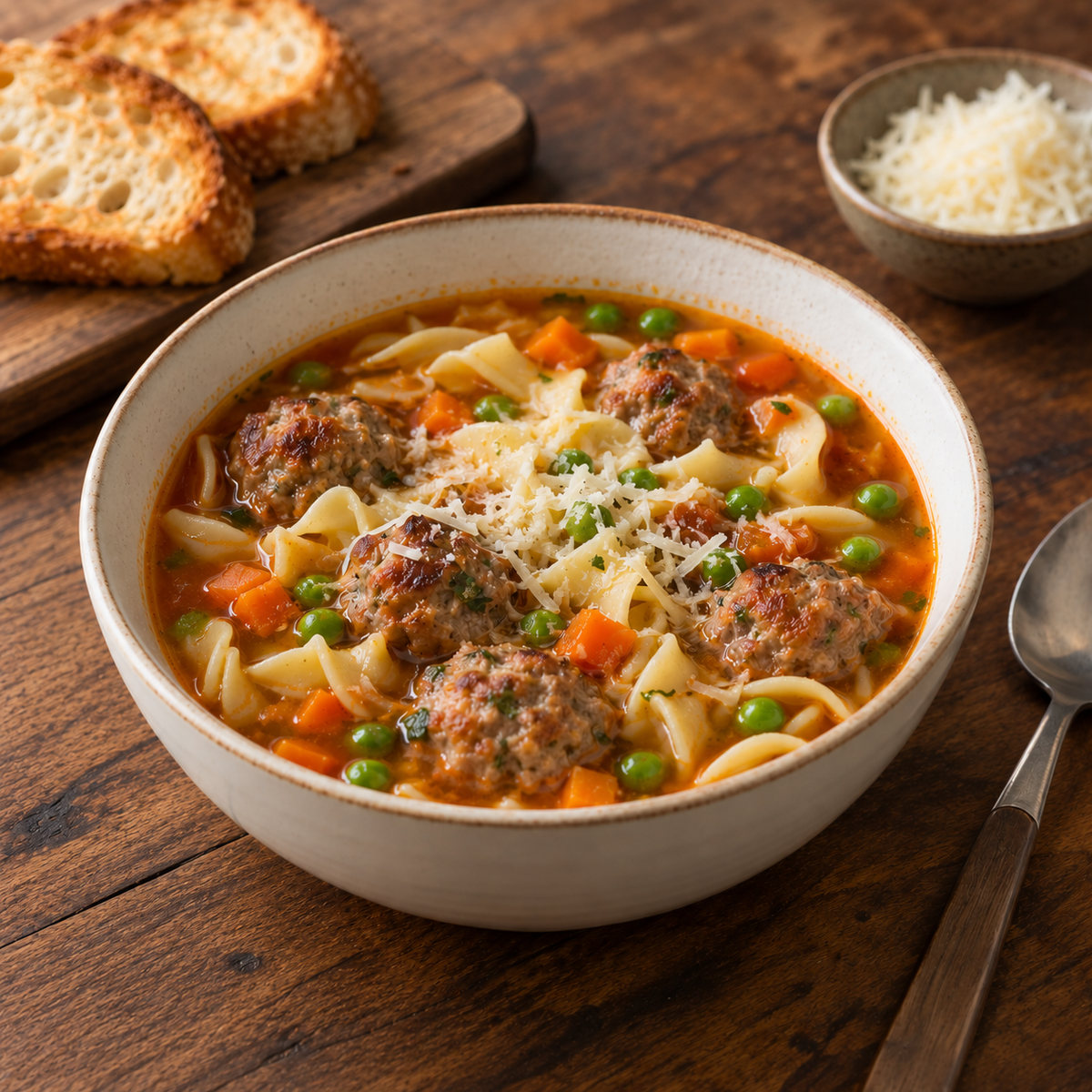 Soupe aux boulettes