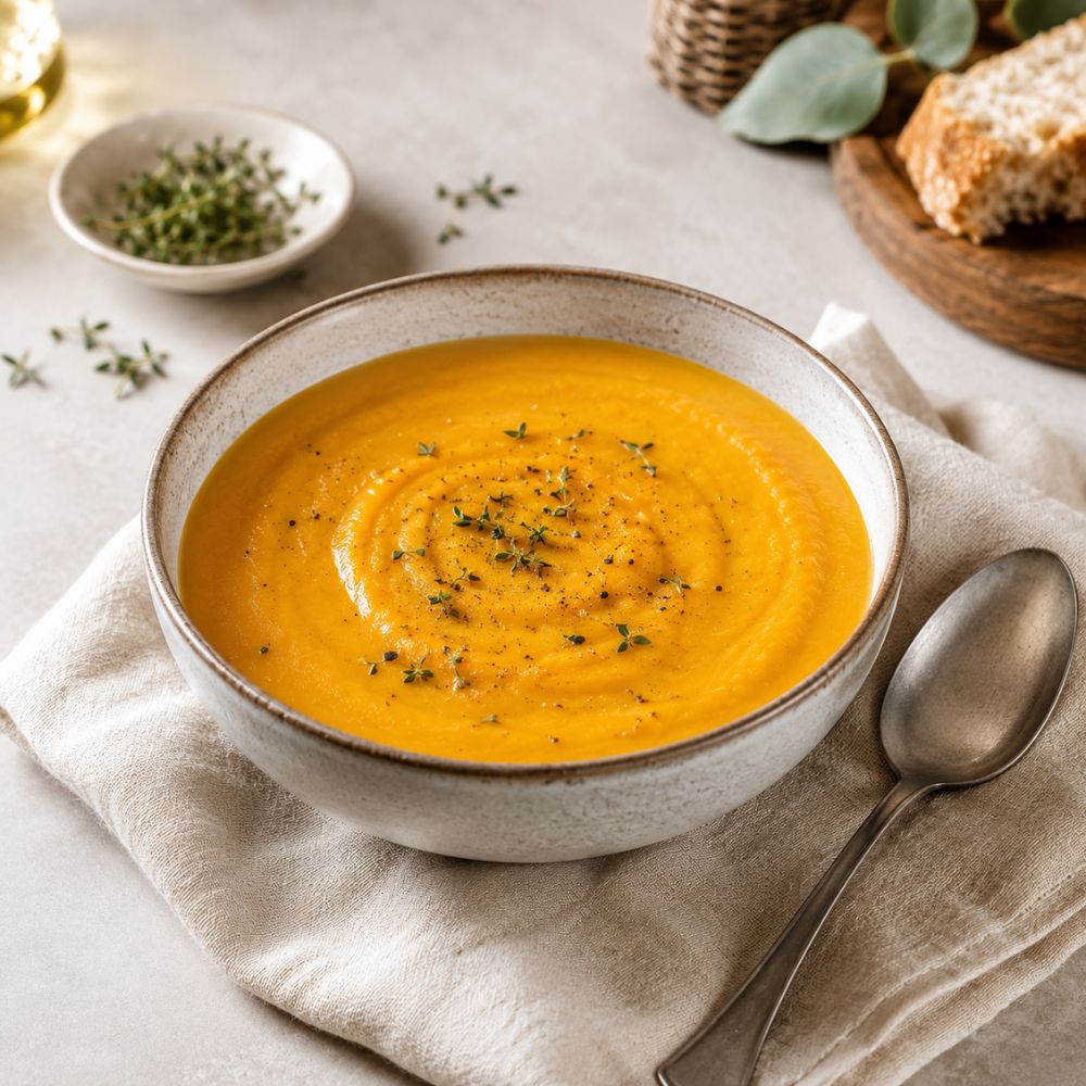 Soupe de courge et cumin