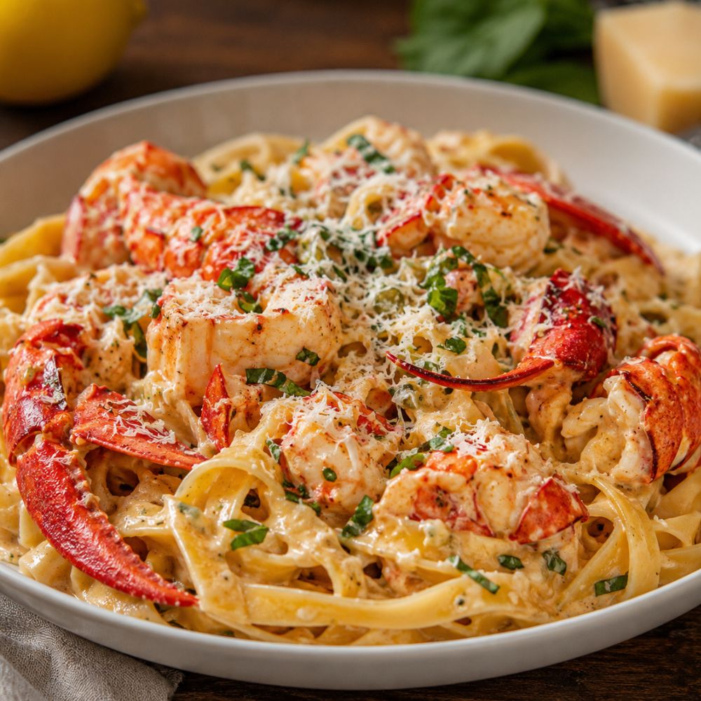 Tagliatelles au homard