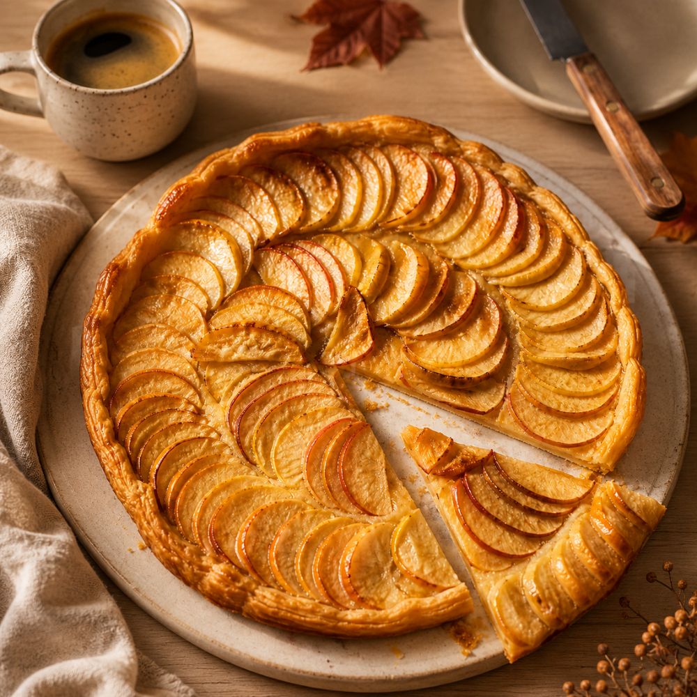 Tarte fine aux pommes