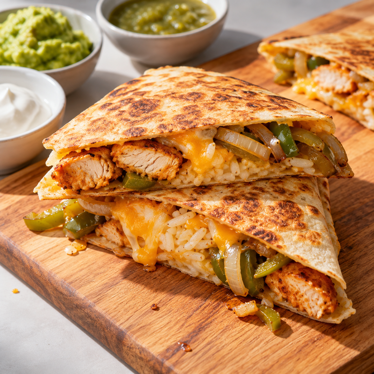 Tortillas au poulet épicé