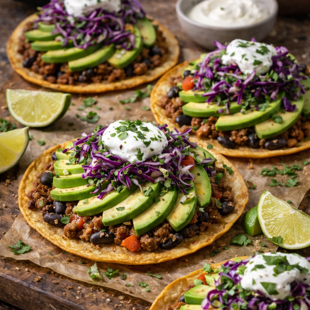 Tostadas aux avocats
