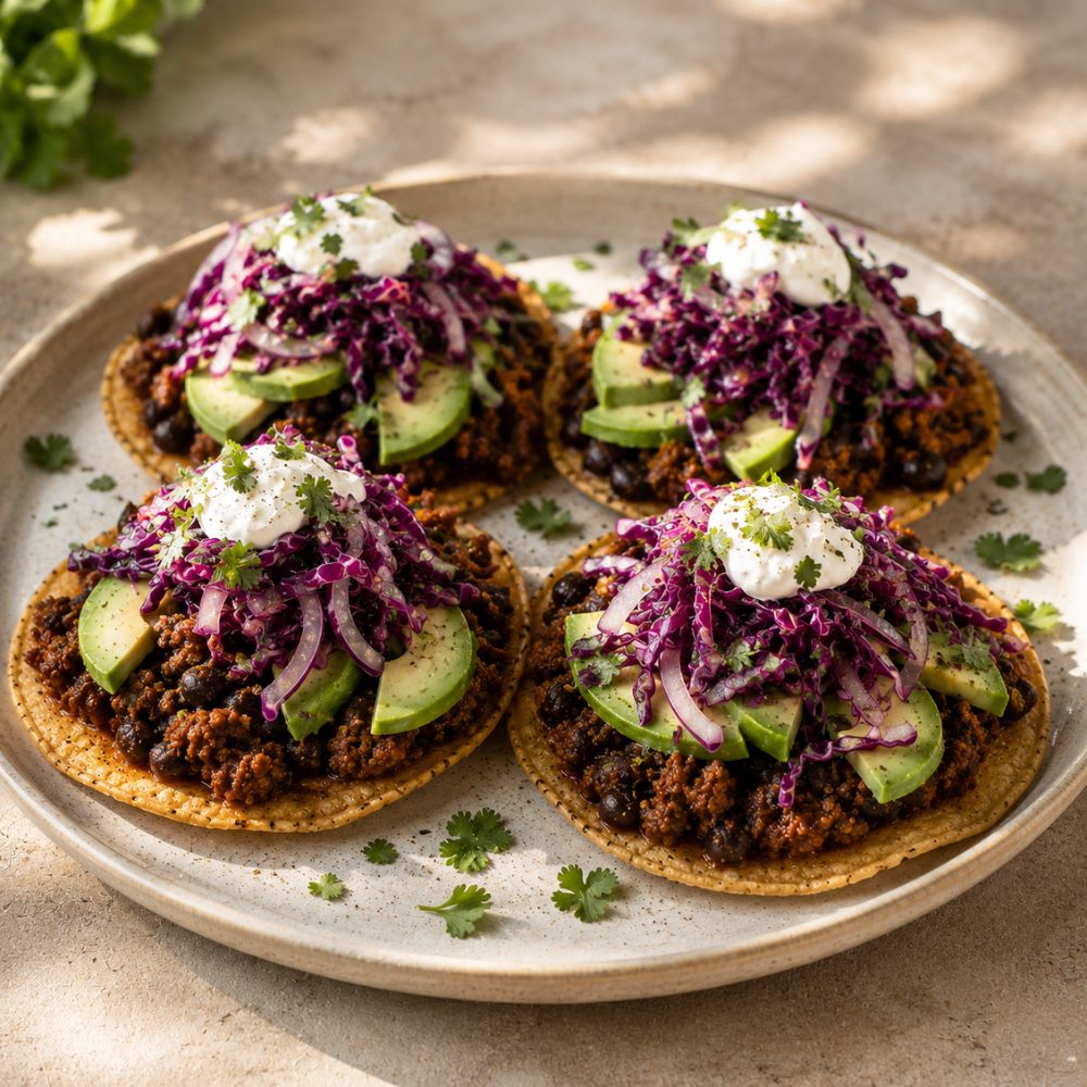 Tostadas aux avocats