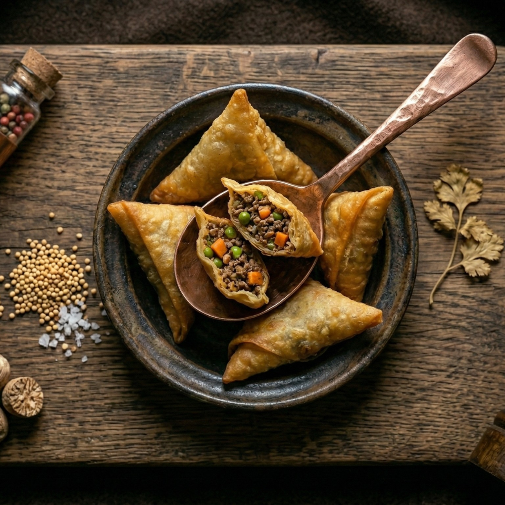 Tourtière façon samossa