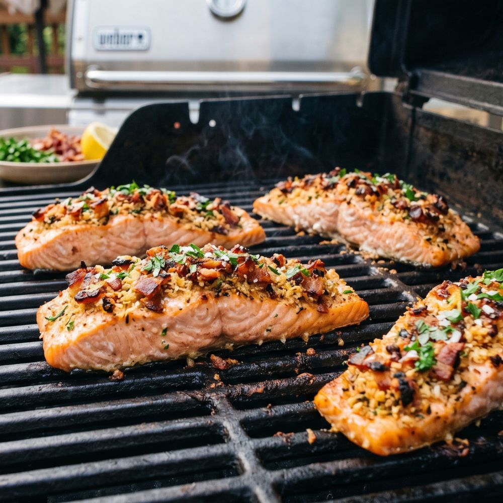 Truite miso bacon