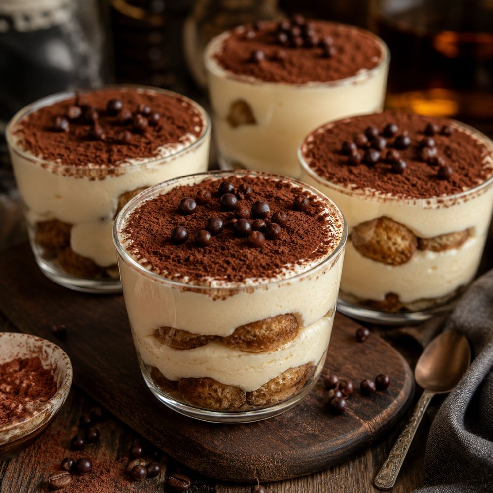 Verrines de tiramisu