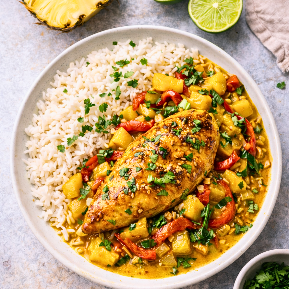 Poulet à l'hawaïenne