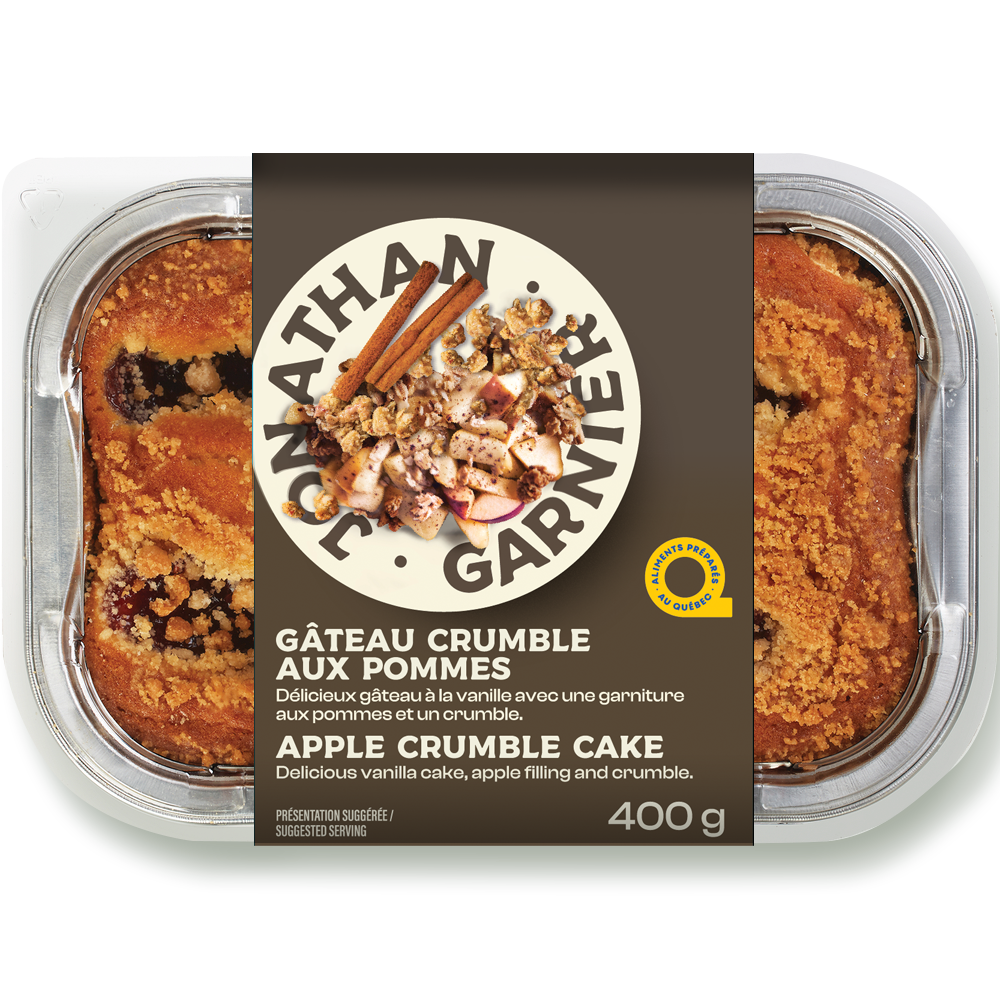 Apple crumble cake