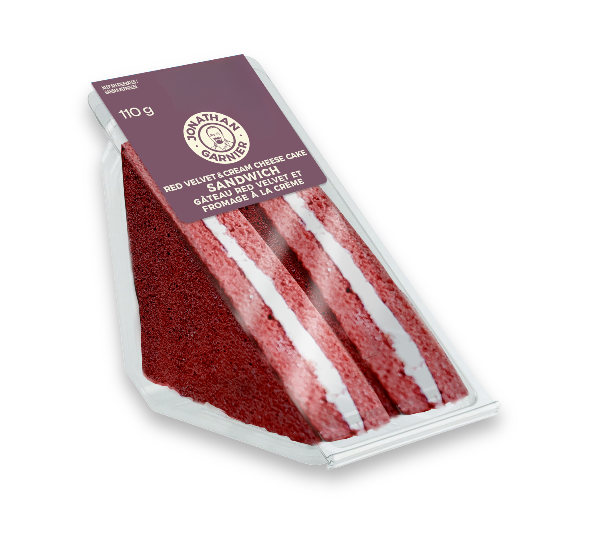 Gâteau Sandwich Red Velvet et Fromage à la crème