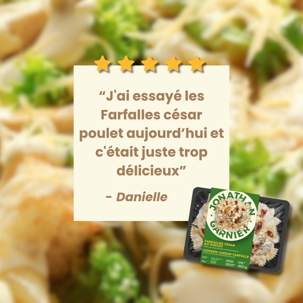 Farfalles César au poulet