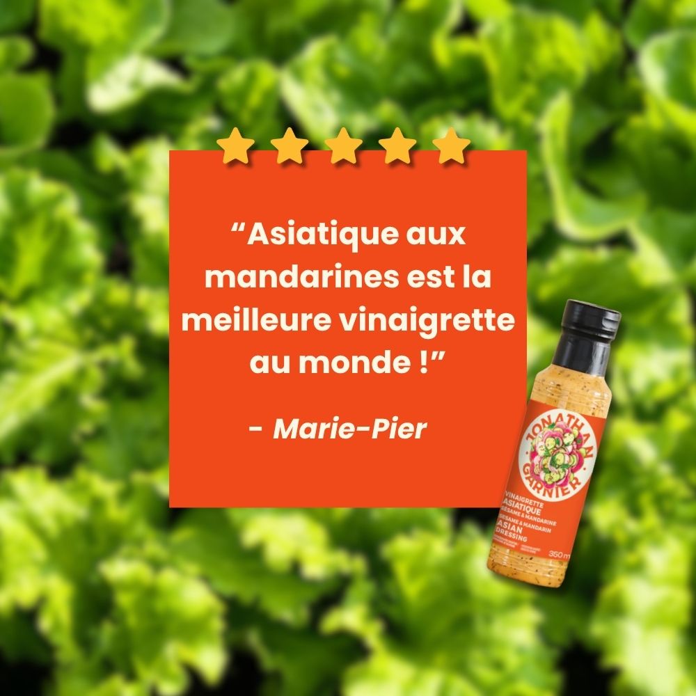 Vinaigrette Asiatique sésame et mandarine